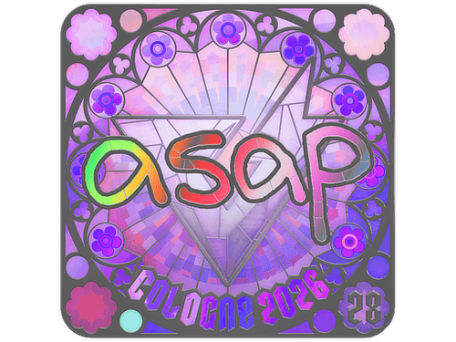Sticker | asap (Holo, Ranked) | Cologne 2026