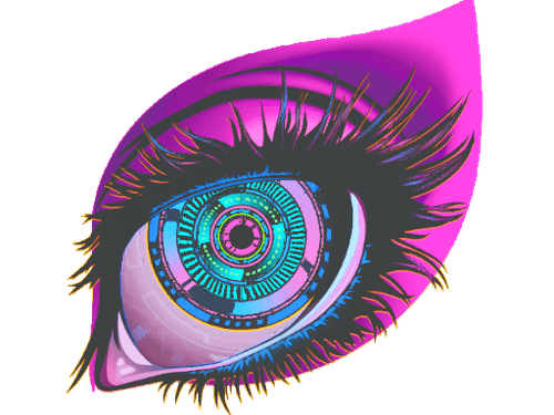 Sticker | Dystopian Gaze (Lenticular)