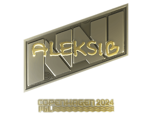 Sticker | Aleksib (Gold) | Copenhagen 2024