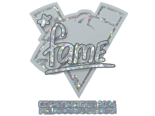 Sticker | fame (Glitter) | Copenhagen 2024