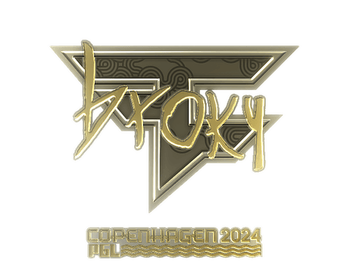 Sticker | broky (Gold) | Copenhagen 2024