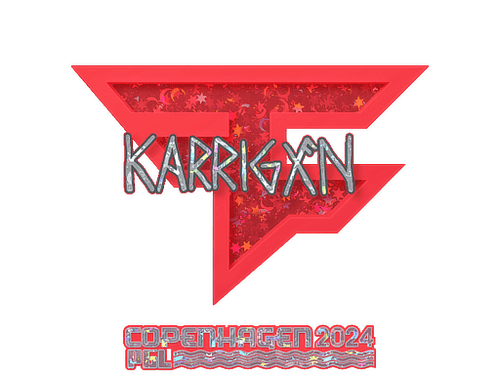 Sticker | karrigan (Glitter) | Copenhagen 2024