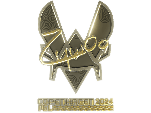 Sticker | ZywOo (Gold) | Copenhagen 2024