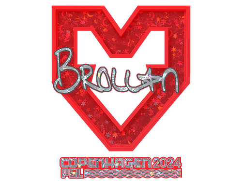 Sticker | Brollan (Glitter) | Copenhagen 2024