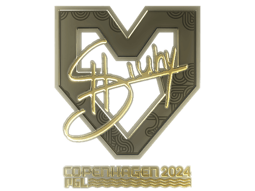 Sticker | siuhy (Gold) | Copenhagen 2024