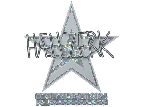 Sticker | hallzerk (Glitter) | Copenhagen 2024