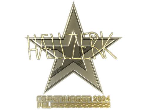 Sticker | hallzerk (Gold) | Copenhagen 2024