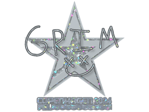 Sticker | Grim (Glitter) | Copenhagen 2024
