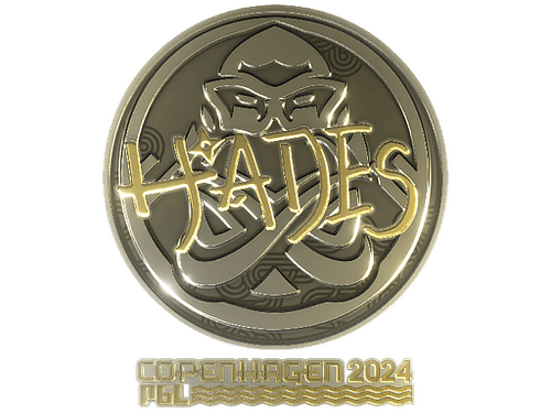 Sticker | hades (Gold) | Copenhagen 2024