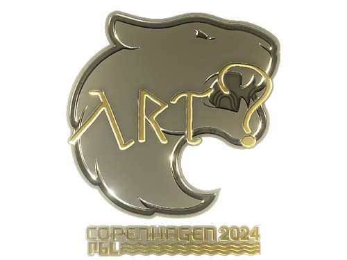 Sticker | arT (Gold) | Copenhagen 2024