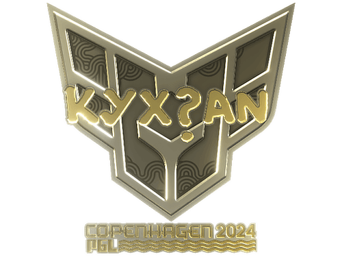 Sticker | kyxsan (Gold) | Copenhagen 2024