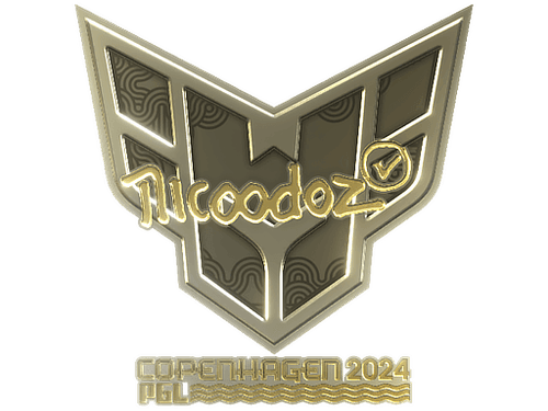 Sticker | nicoodoz (Gold) | Copenhagen 2024