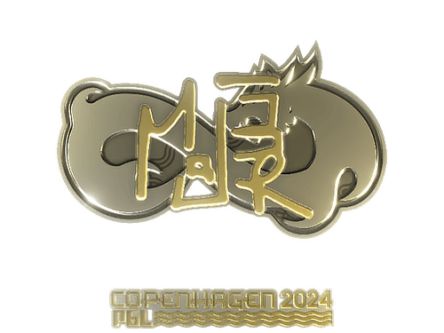 Sticker | MAJ3R (Gold) | Copenhagen 2024