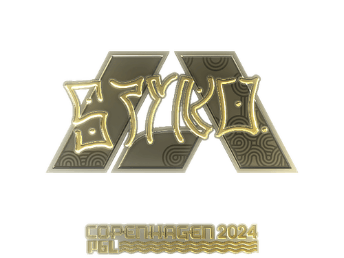 Sticker | STYKO (Gold) | Copenhagen 2024