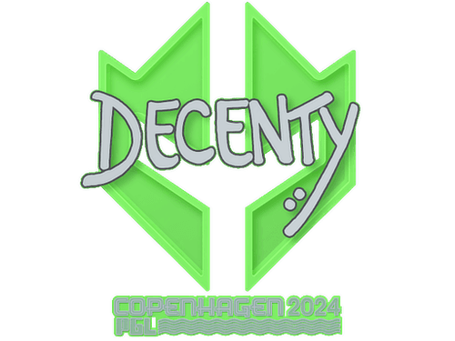 Sticker | decenty | Copenhagen 2024