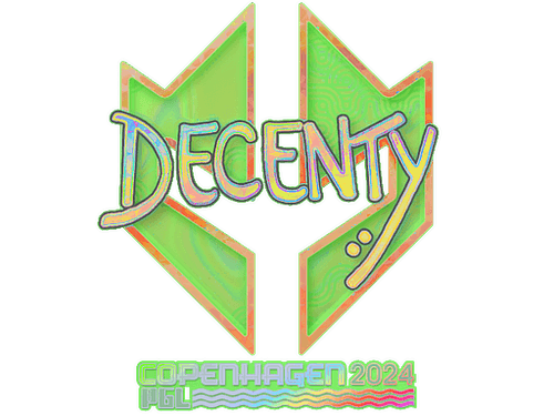 Sticker | decenty (Holo) | Copenhagen 2024