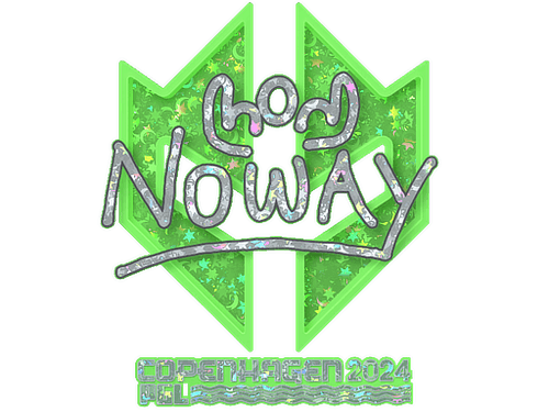 Sticker | noway (Glitter) | Copenhagen 2024