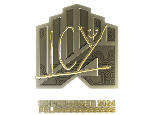 Sticker | ICY (Gold) | Copenhagen 2024