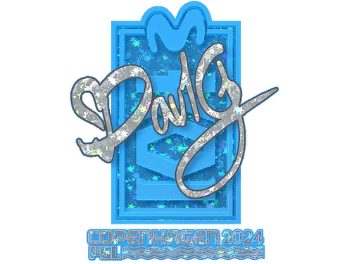 Sticker | dav1g (Glitter) | Copenhagen 2024