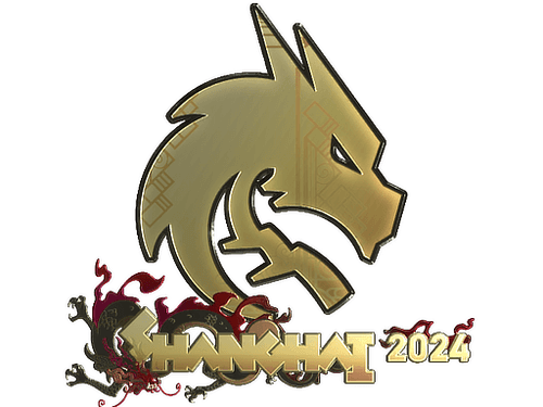 Sticker | Team Spirit (Gold) | Shanghai 2024