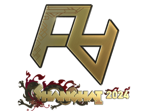 Sticker | Rare Atom (Gold) | Shanghai 2024