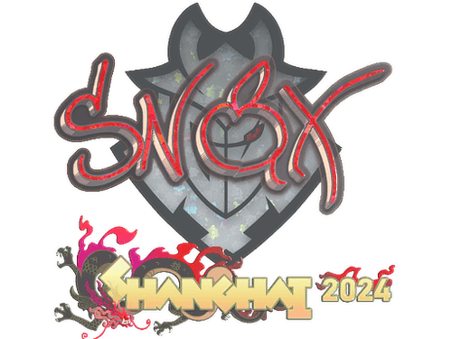 Sticker | Snax (Glitter) | Shanghai 2024