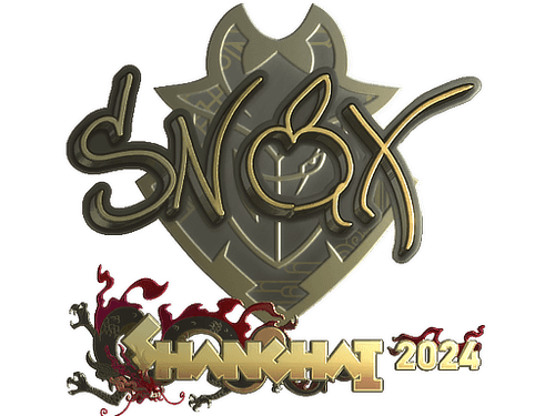 Sticker | Snax (Gold) | Shanghai 2024