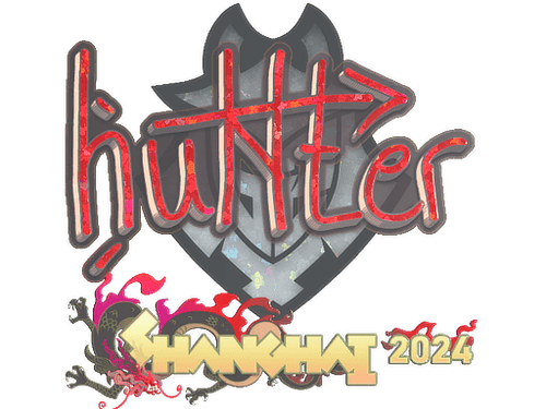 Sticker | huNter- (Glitter) | Shanghai 2024