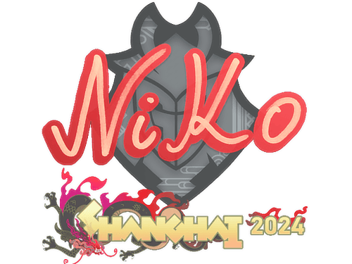 Sticker | NiKo | Shanghai 2024