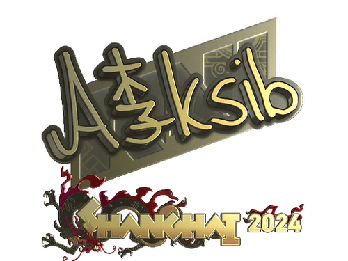 Sticker | Aleksib (Gold) | Shanghai 2024