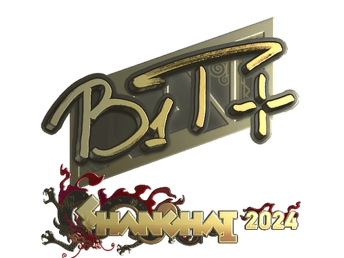 Sticker | b1t (Gold) | Shanghai 2024