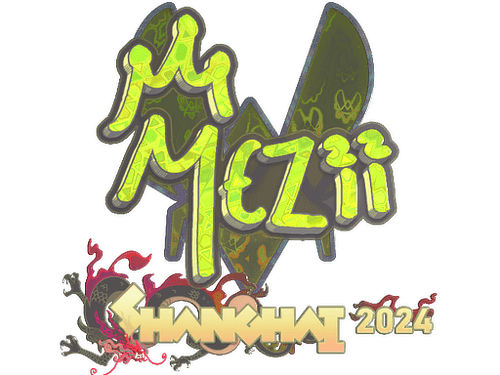 Sticker | mezii (Holo) | Shanghai 2024