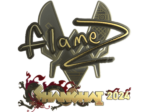 Sticker | FlameZ (Gold) | Shanghai 2024