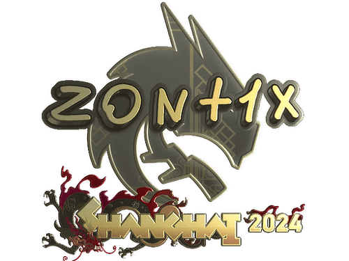 Sticker | zont1x (Gold) | Shanghai 2024