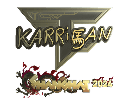 Sticker | karrigan (Gold) | Shanghai 2024