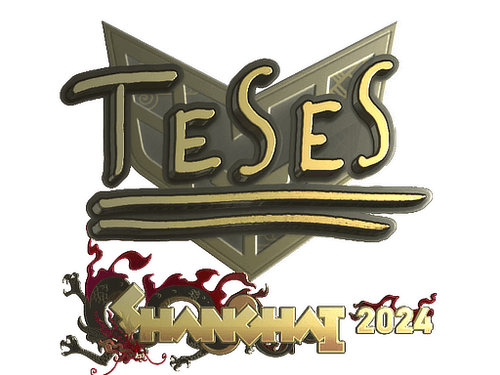 Sticker | TeSeS (Gold) | Shanghai 2024