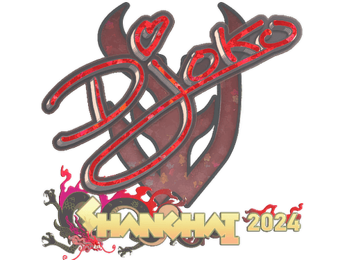 Sticker | Djoko (Glitter) | Shanghai 2024