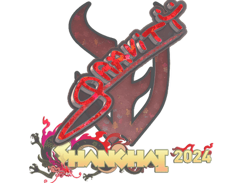 Sticker | Graviti (Glitter) | Shanghai 2024