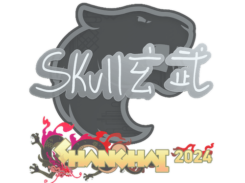 Sticker | skullz | Shanghai 2024