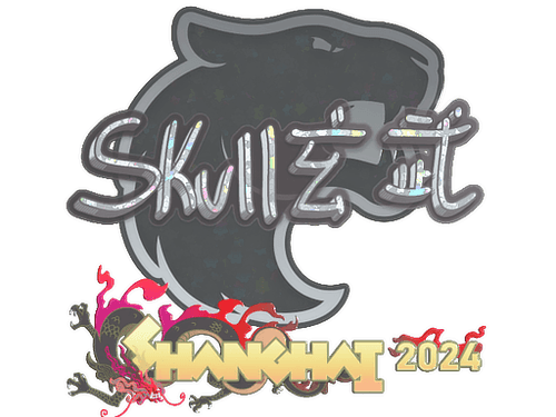 Sticker | skullz (Glitter) | Shanghai 2024