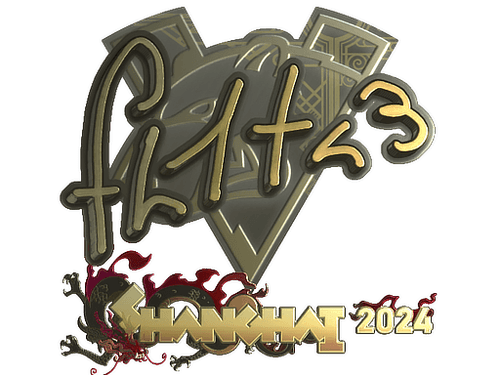 Sticker | FL1T (Gold) | Shanghai 2024