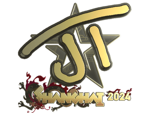 Sticker | JT (Gold) | Shanghai 2024