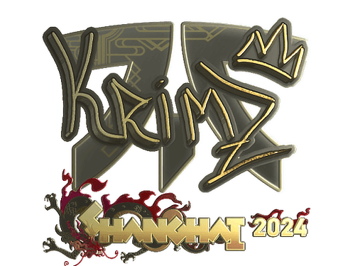 Sticker | KRIMZ (Gold) | Shanghai 2024