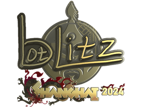 Sticker | bLitz (Gold) | Shanghai 2024