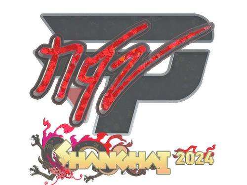 Sticker | NQZ (Glitter) | Shanghai 2024