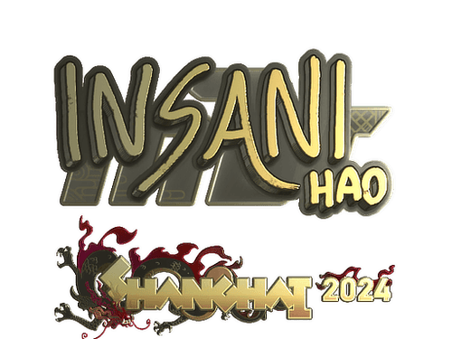 Sticker | insani (Gold) | Shanghai 2024