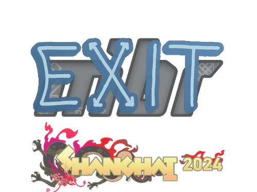 Sticker | exit | Shanghai 2024