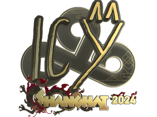 Sticker | ICY (Gold) | Shanghai 2024
