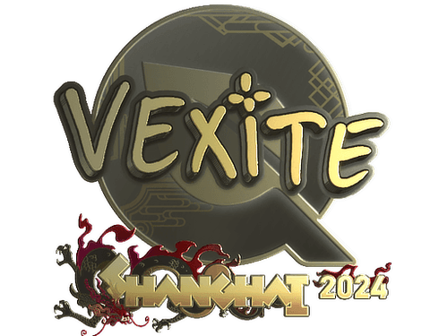 Sticker | vexite (Gold) | Shanghai 2024