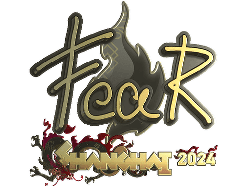 Sticker | fEAR (Gold) | Shanghai 2024